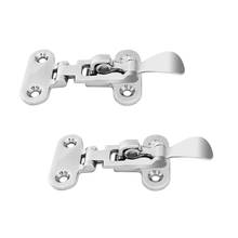 2 Pieces 316 Stainless Steel Marine Boat Hatch Anti-Rattle Latch Fastener Clamp Strong corrosion resistance 2024 - buy cheap