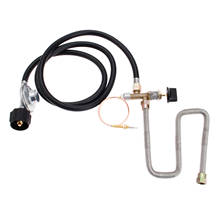 Propane Fire Pit Gas Control Valve System Kit Regulator Valve with Hose 600mm Universal M8 Thermocouple 2024 - buy cheap