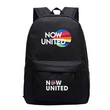 Now United-Better Album mochila NU Team Hip Hop Better Now United Lyrics Bookbag, mochila para ordenador portátil, mochilas escolares para niñas adolescentes 2024 - compra barato