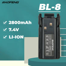 Baofeng 2800mah 7.4v original li-ion bateria BL-8 para baofeng UV-82 UV-82L UV-8D UV-89 UV-82HP UV-82HX rádio em dois sentidos 2024 - compre barato