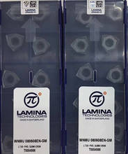 WNMU080608EN-GM LT30 10pcs 50pcs original swiss LAMINA Carbide insert Processing: stainless steel, steel, cast iron, etc 2024 - buy cheap
