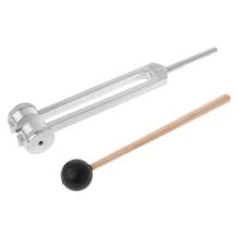 OM 136.1Hz Aluminium Alloy Tuning Fork Chakra Hammer Ball Diagnostic Healing Tool for Eliminating Stress 2024 - buy cheap