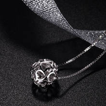 925 Sterling Silver Exquisite ball  Necklaces & Pendants For Women High Quality Sterling-silver-jewelry Silver ornament 2024 - buy cheap