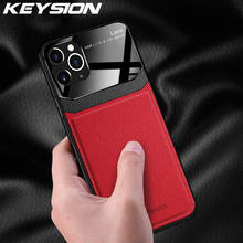 KEYSION-funda a prueba de golpes para IPhone, carcasa trasera de cristal templado para IPhone 11 Pro Max XS XR, 8, 7, 6s, SE, 2020 2024 - compra barato