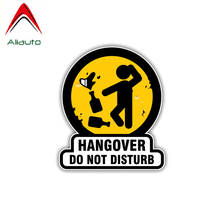 Aliauto Warning Car Sticker Hangover Do Not Disturb Reflective Accessories PVC Decal for Volvo Xc90 Nissan Qashqai J10,12cm*10cm 2024 - buy cheap