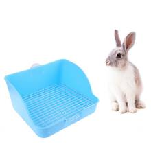 Para baño entrenador Plaza cama Pan jaula limpia higiene esquina basura ropa de cama caja para Animal PEQUEÑO conejo rata Hamster hurón 2024 - compra barato