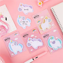3pcs/set Cute Cartoon Notepad Creative Memo Pad Kawaii Sticky Notes Planner Scrap booking Stickers Gift Decoration Supplie 02124 2024 - buy cheap
