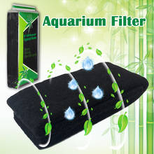 Filtro de bambú para acuario, esponja bioquímica negra, filtro de bioalgodón externo, accesorios para pecera 2024 - compra barato