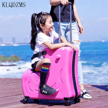 KLQDZMS-Equipaje de viaje para niños y niñas, maleta con ruedas giratorias, 20 y 24 pulgadas 2024 - compra barato