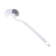 Portable Thickened Plastic Long Handle Toilet Double Side Bathroom Cleaning Brush Curved Strong Decontamination 2024 - buy cheap