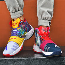 Zapatillas de Baloncesto de malla de moda para hombre, zapatos de Baloncesto de alta calidad, coloridos, de diseñador, Baloncesto 2024 - compra barato