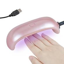 Портативная мини-лампа для маникюра с USB-зарядкой, 9 Вт, гель-лак для ногтей, быстрая сушилка, гель лак для ногтей 2024 - купить недорого