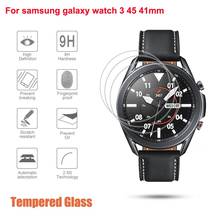 Закаленное стекло для Samsung Galaxy Watch 3 45 мм HD премиум-пленка для Galaxy Watch 3 41 мм защита экрана от царапин 2024 - купить недорого