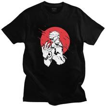 Fashion Ryomen Sukuna Jujutsu Kaisen T Shirt Homme Soft Cotton Tees Tops Anime Manga Tshirt Short Sleeve Graphic T-shirt Clothes 2024 - buy cheap