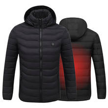 2020 inverno aquecido jaqueta térmica homens ao ar livre elétrico aquecido colete jaqueta de carregamento usb colete inteligente aquecimento caminhadas 2024 - compre barato