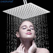 Stainless Steel Rainfall Shower Head High Pressure 8 10 12 Inch Bath Sprayer Rain Fall Jet Shower Sets Sprinkler Alcachofa Ducha 2024 - buy cheap