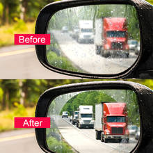 Dropshipping!! 2020 Car Rearview Mirror Glass Film Waterproof Anti-Fog Rain-Proof Window Membrane Car Styling Car Accessories 2024 - buy cheap