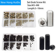 Set Grub Screw Metric Headless Hex Allen Socket Head Bolt Assrotment Kit Set 304Stainless Steel M3 M4 M5 M6 M8 2024 - buy cheap