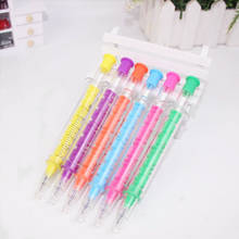 Syringe Gel Pen Funny Maze Pen for School Writing Medical Syringe Pen 6pcs/lot 0.5mm Black Ink 2024 - buy cheap