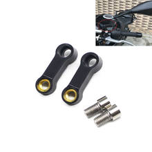 Adaptador de extensão para retrovisor de motocicleta, ideal para ducati 696, 795, 796, 821 e m1100 2024 - compre barato