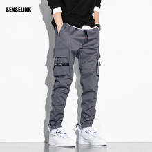 Pantalones Cargo con múltiples bolsillos para hombre, ropa urbana de Hip Hop, moda coreana, clásicos, de talla grande, S-8XL, 2021 2024 - compra barato