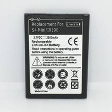 Высокое качество B500AE B500BE S4mini запасная батарея для Samsung S4 Mini I9190 I9192 I9195 I9198 батарея 2024 - купить недорого