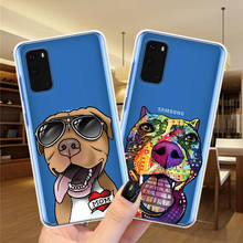 Funda de silicona suave Pitbull Bulldog Dog para Samsung Galaxy S10 S20 Plus Ultra 5G S10E S8 S9 Plus Note 20 Ultra Note 10 Pro 2024 - compra barato