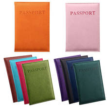 #Z30 Travel Passport Cover Women Men Simple Passport ID Card Cover Holder PU  Leather Passport Wallet Passport Holder 2024 - buy cheap