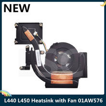 Lsc-novo radiador de calor para notebook lenovo thinkpad l440 l450., dissipador de calor com ventilador fru 04x4115 04x4116 01aw576 90204493. 2024 - compre barato
