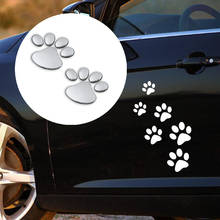 Pegatina para coche con diseño de pata 3D, Animal, perro, gato, oso, huellas de pie para Kia Hyundai Acura RLX CL EL CSX ILX MDX NSX RDX RL 2024 - compra barato