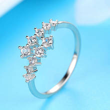 Fashion Rose Gold Ring Ladies Ring Charm Mini Zircon Metal Ring Colorful Decoration Set Engagement Wedding Jewelry Fashion Gift 2024 - buy cheap