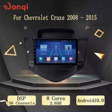 Wanqi-sistema de multimídia automotivo, reprodutor com android, rádio, vídeo, display, navegação gps, para chevrolet cruze 2002-2013 2024 - compre barato