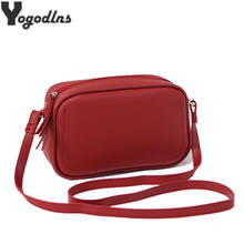 New Simple Obag Shoulder Bags for Girls Purse PU Leather Crossbody Bags Women Handbag Lady Retro Messenger Bag Small Pouch Bag 2024 - buy cheap