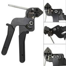 1pc Stainless Steel Metal Cable Tie Plier Fastener Crimper Cutter Black Applicable Width 4.6-12mm Practical Hand Tool 2024 - buy cheap