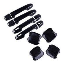 1Set ABS Carbon Fiber Style Car Exterior Door Handle Bowl Cup & Cover Trim Fit for Subaru Forester 2019 2020 Styling 2024 - buy cheap