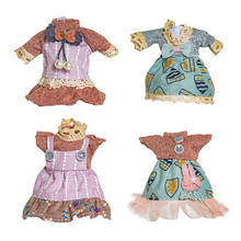 Sweet 16cm Princess Girl Doll Mini Clothes for 1/12 BJD Doll Matching Garments Dress up Clothing Accs Kids Toys 2024 - buy cheap
