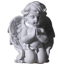 Скульптурная Статуэтка ангела молитва, украшение, гипсовая скульптура, мебель для дома, гостиной, дисплей, Статуэтка из смолы, ремесла, статуэтка 2024 - купить недорого
