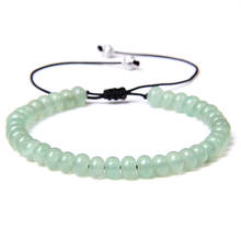New Fashion Women Braided Bracelet Wheel Shape Natural Green Aventurine Amethysts Tiger Eye Stone Beads Bracelet Jewelry Gifts 2024 - buy cheap