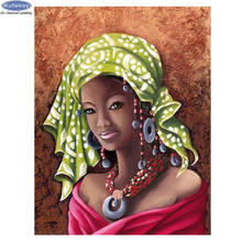 5d diy diamante mosaico mulher africana 5d pintura diamante quadrado completo/redondo diamante bordado nova chegada 5d diamante arte 2024 - compre barato