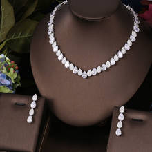 Janekelly-conjunto de joyas de circonia cúbica para mujer, set de 4 piezas de joyería de boda, cristal de Zirconia, Zirconia, circonita, zirconita, lujo, Dubái, Nigeria 2024 - compra barato