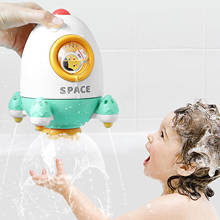 Juguetes Divertidos de Rocket para niños, juguetes de baño para baño, juguetes de agua giratorios, Spray de agua, juguetes de baño para playa para niños, regalos para niños 2024 - compra barato