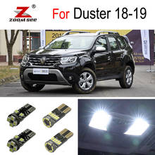 Luz LED blanca para interior de coche, luz de maletero para Renault Duster 100%-2018, sin errores, 2019 2024 - compra barato