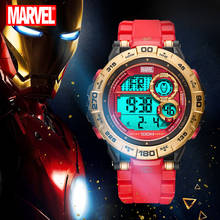 Disney Marvel Original Iron Man Multi Function Digital Sports Wrist Watch 100M Waterproof  Boy Male Clock Religion M-5004 New 2024 - buy cheap