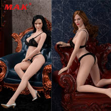 1/6 mcc028 modelo de roupa interior feminina, calcinhas com sutiã requintado modelo de roupa para boneco corporal de 12 polegadas, roupa íntima em estoque 2024 - compre barato