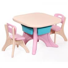 Children's Desks And Chairs Set Baby's Desks And Chairs Plastic Kindergarten Learning To Write Games Toy Table 2024 - buy cheap