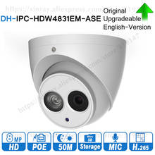 Dahua IPC-HDW4831EM-ASE Original 8MP Dome IP Camera H.265 WDR With Mic 50m IR SD Card Slot  POE DH-IPC-HDW4831EM-ASE 2024 - купить недорого