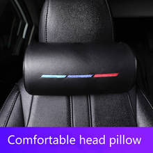 Car Seat PU Headrest Neck Pillow for BMW E46 E39 E90 E60 E36 F30 F10 E34 X5 E53 E30 F20 E92 E87 G20 M3 M4 M5 X5 X6 M Accesories 2024 - buy cheap