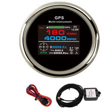 Car Boat Digital GPS Speedometer Guage 10 in 1 Multi-functional Tachometer  Hour Fuel level /Water Temp Oil Pressure Gauge 2024 - buy cheap