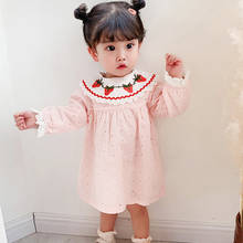 2022 Girls Princess Dresses For Toddler Children Strawberry Embroidery Frocks Baby Robe Kids Birthday Party Dress Girl Vestidos 2024 - buy cheap