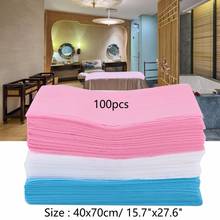 100x 40x70cm Disposable Bed Sheets Non-woven for Massage Salon Table Soft 2024 - buy cheap